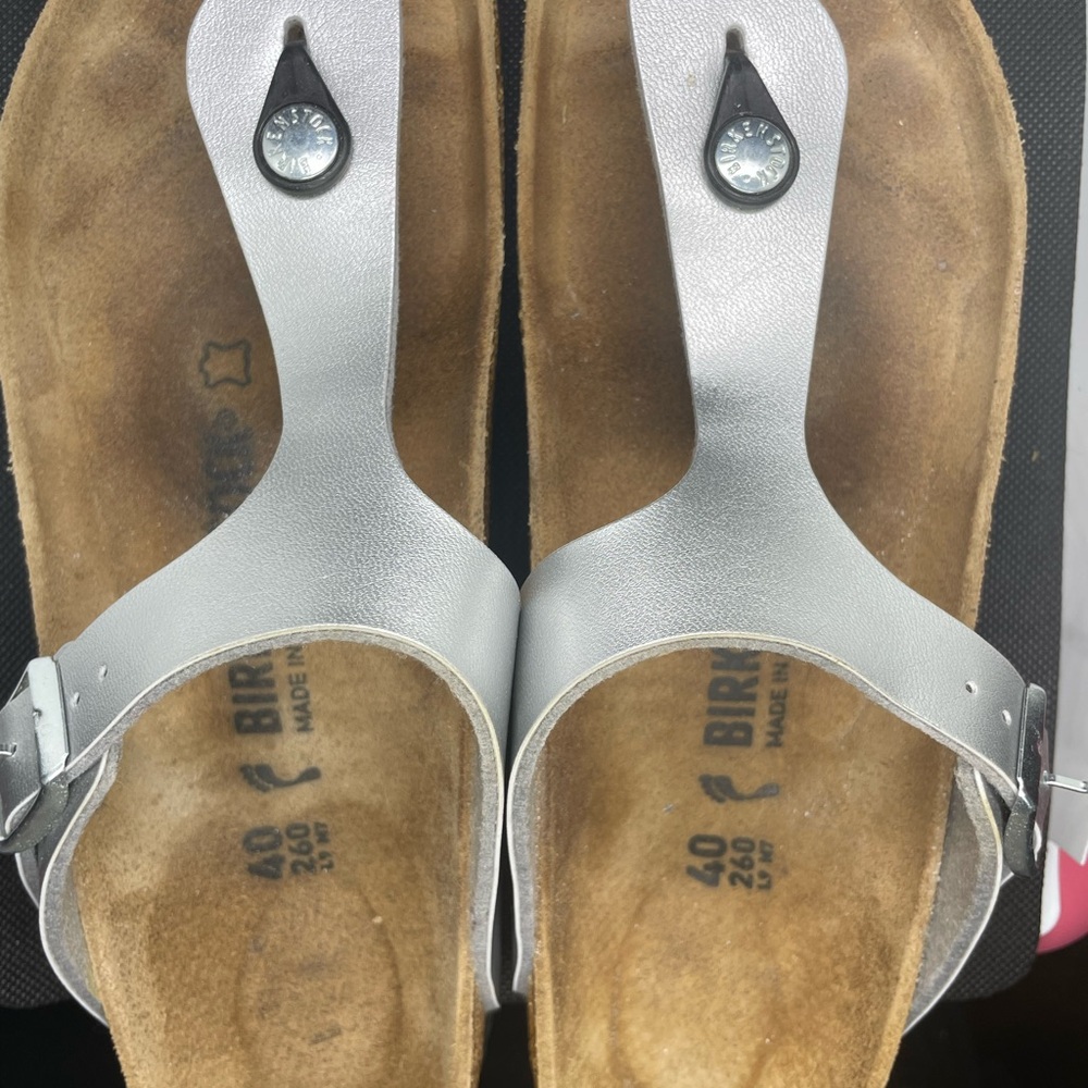 Birkenstock Gizah Women's Silver Sandals